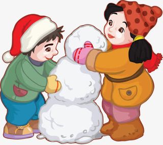 堆雪人素材免抠