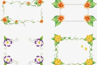 花朵边框免抠