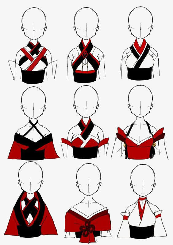 卡通和服免抠