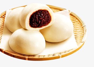 一盘豆沙包素材免抠