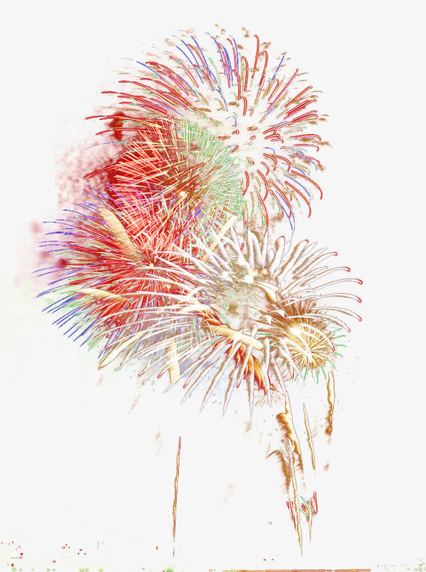 元宵节烟花免抠