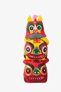 手工老虎布偶免抠