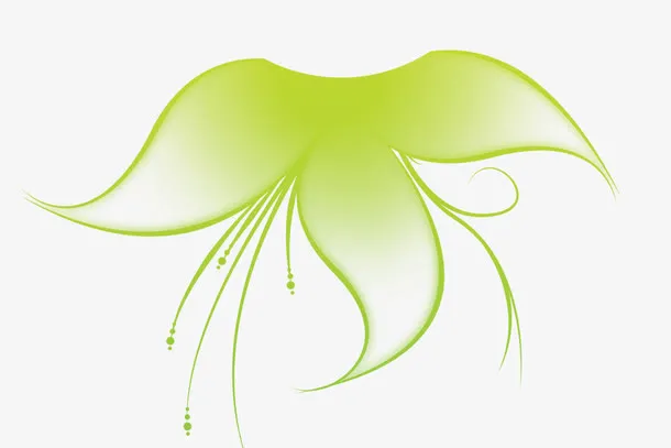漂浮花瓣气泡简洁大方树叶树丛免抠