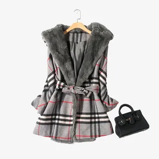 毛呢外套大衣免抠