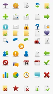 高清圆角电脑小图标免抠