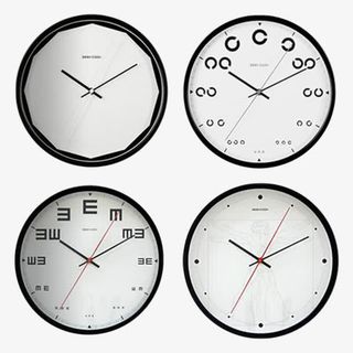 艺术挂钟现代简约墙壁饰免抠