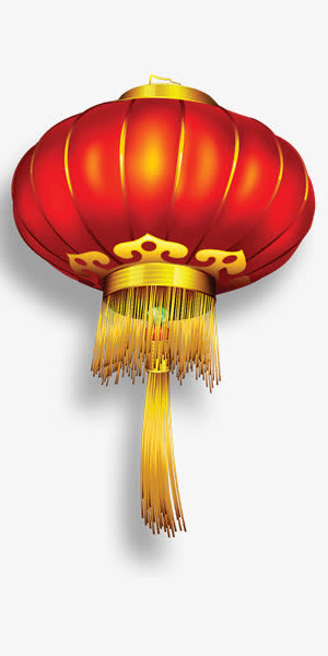 写实圆形灯笼免抠