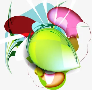 彩色炫彩背景装饰图