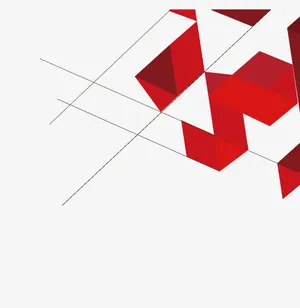 红色科技图形免抠
