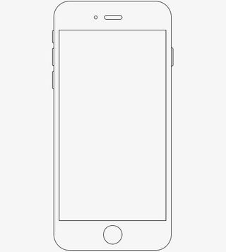 苹果手机边框免抠手绘/卡通卡通元素