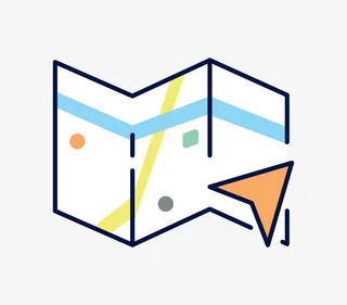 地图和地理位置图标免抠