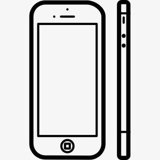 iPhone 5从正面和侧面视图图标免抠