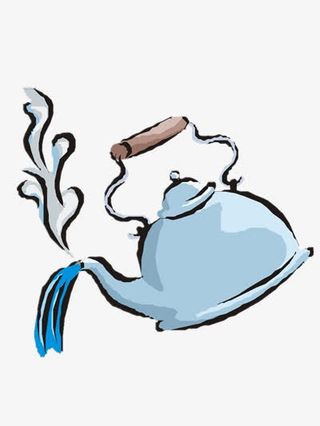 装着开水的水壶免抠