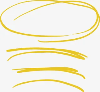 手绘涂鸦线条对话框免抠