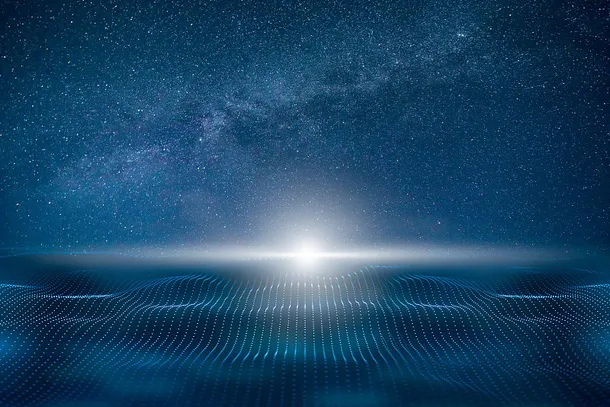 星空音浪光芒免抠