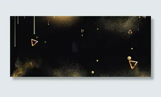 商务地产黑金科技企业banner高清