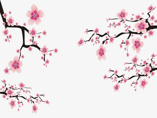 梅花图案免抠