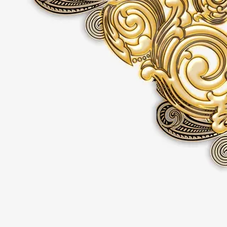 金色边框素材免抠