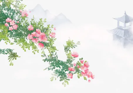 月季手绘花朵春天元素图免抠手绘/卡通手绘元素