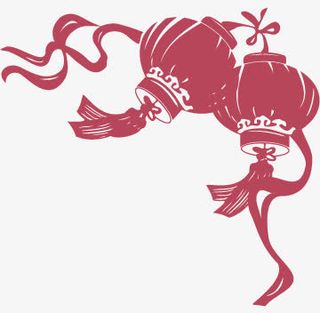 手绘灯笼免抠