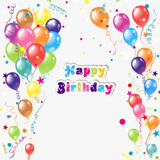 七夕情人节气球免抠