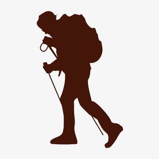 运动 背包客 徒步免抠