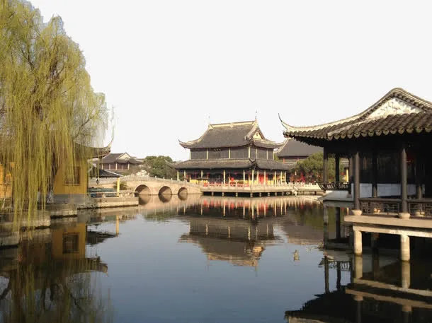 周庄指归阁全景免抠