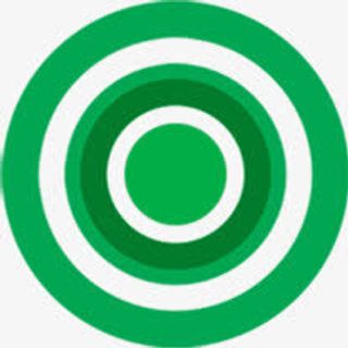 春天绿色圈圈纹理免抠