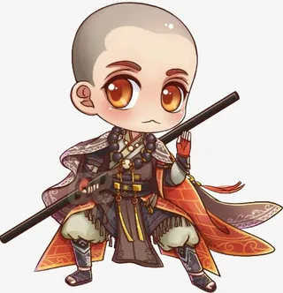 会武术的僧人免抠