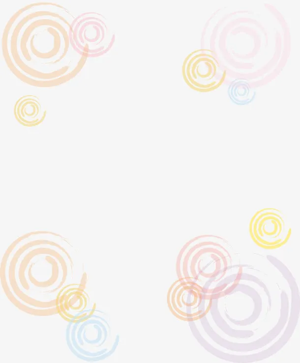 圆圈漂浮免抠