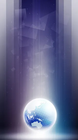 蓝色地球H5背景高清