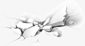 地板裂纹矢量图免抠