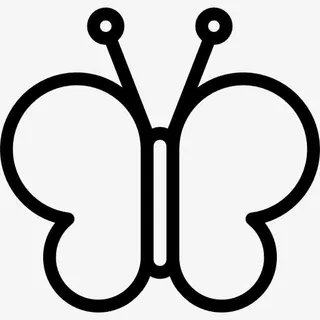 蝴蝶，长长的触角图标免抠