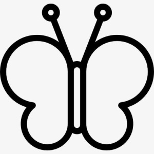 蝴蝶，长长的触角图标免抠