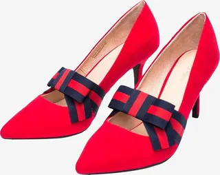 实物时尚蝴蝶结女鞋免抠