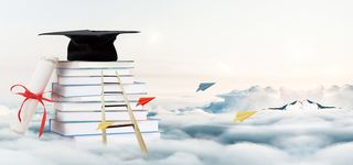 清新毕业晚会banner高清