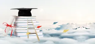 清新毕业晚会banner高清