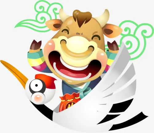 骑着仙鹤的牛免抠