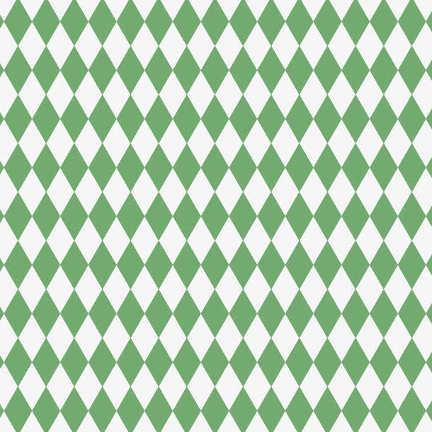 卡通绿色菱形矢量图免抠