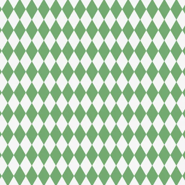 卡通绿色菱形矢量图免抠