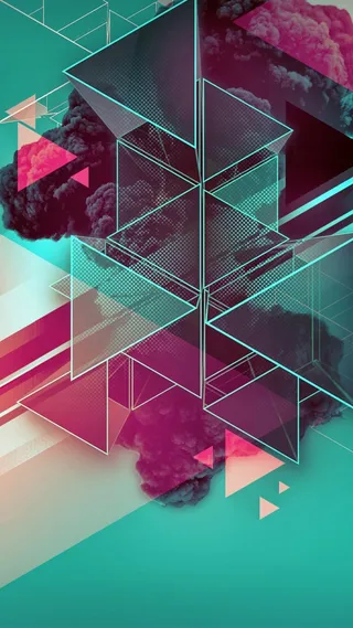 三角形简约背景图高清