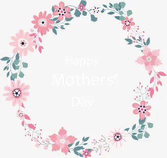 粉红浪漫花藤边框免抠