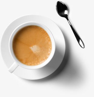 咖啡和勺子免抠