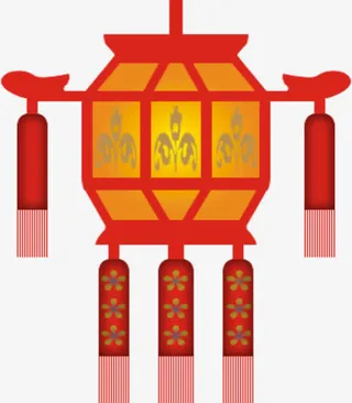 手绘灯笼免抠