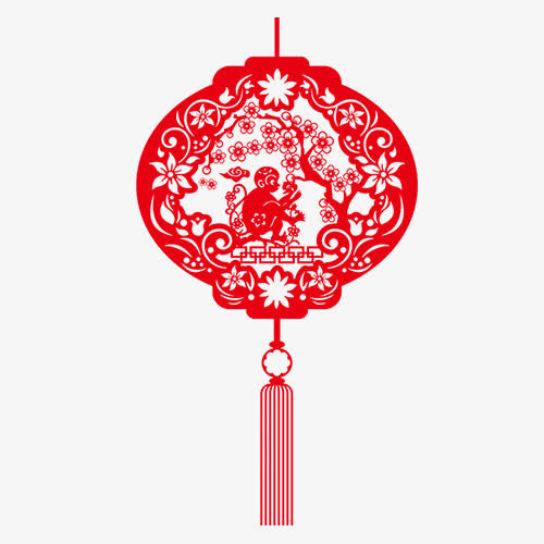 春节剪纸免抠
