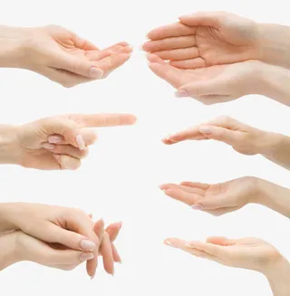 各种手势合集免抠