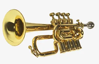 金属乐器长号免抠