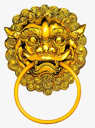 古代文物素材，古代文物，装饰，门扣免抠