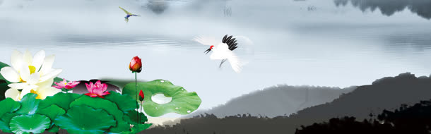 中国风背景banner