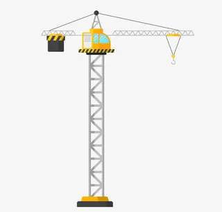 卡通建筑机械免抠